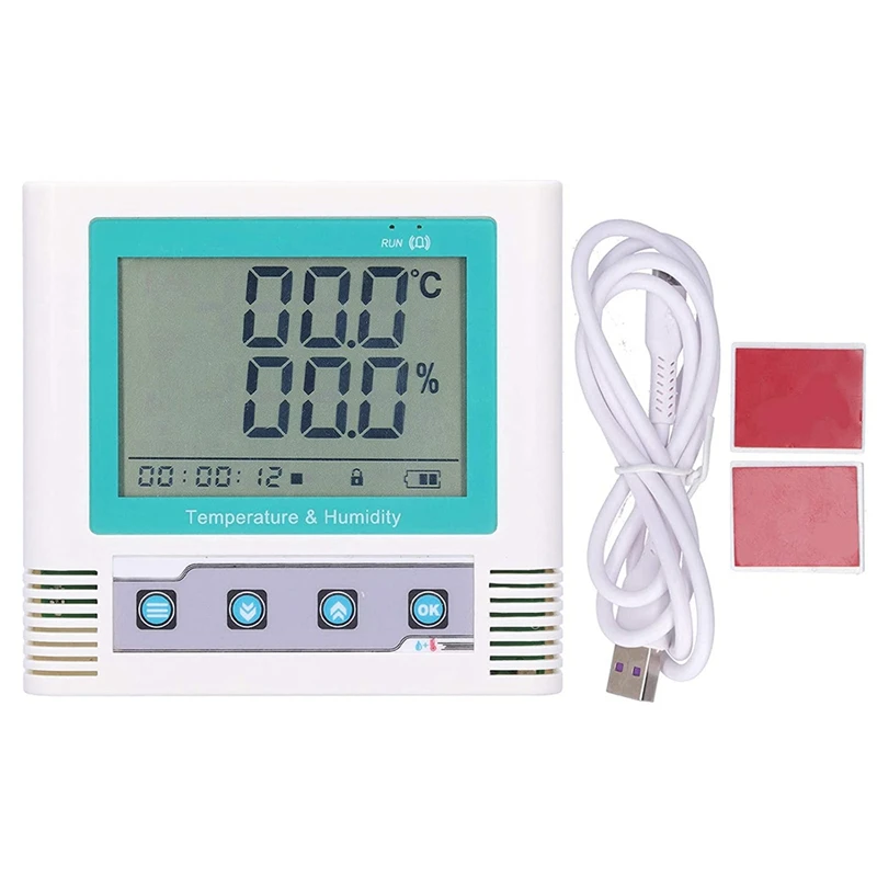Temperature And Humidity Data Logger Temperature Humidity Recorder With Data Line Supply(208W Group Data)
Temperature And Humidity Data Logger Temperature Humidity Recorder With Data Line Supply(208W Group Data)