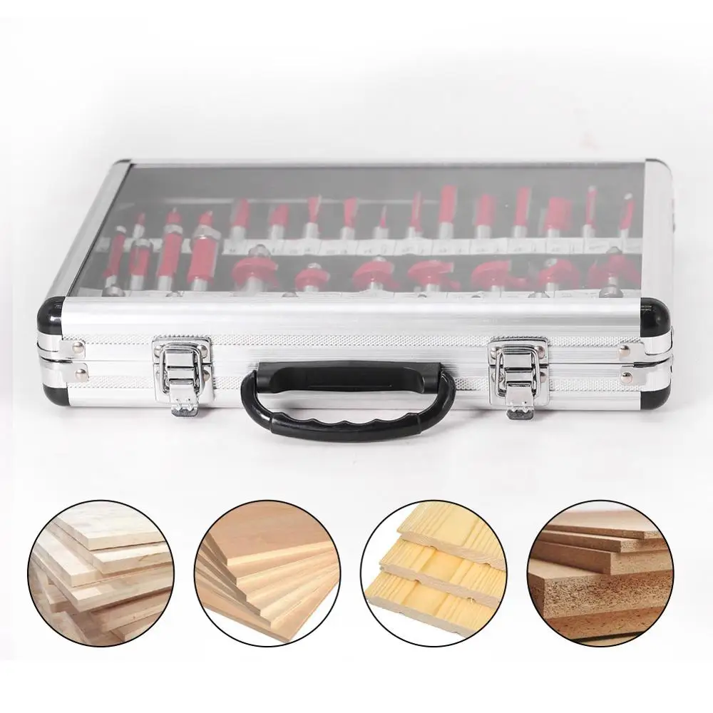 35 pcs/set Router Bit Milling Cutter Set Trimmer Milling Cutter Shank Carbide Router Woodworking Tools 
35 pcs/set Router Bit Milling Cutter Set Trimmer Milling Cutter Shank Carbide Router Woodworking Tools