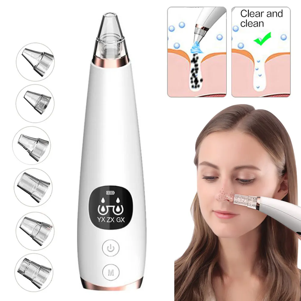 Facial Pore Acne Cleaner Electric Blackhead Remover Machine Black Head Remover Point Vacuum Removal Skin Care Tools Beauty
Facial Pore Acne Cleaner Electric Blackhead Remover Machine Black Head Remover Point Vacuum Removal Skin Care Tools Beauty