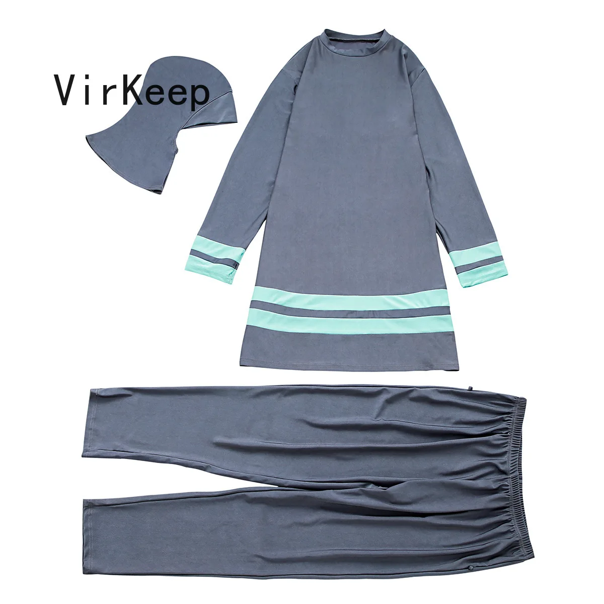 full Sleeve swimsuit set plus size swimwear women muslim Nylon hijab Burkini Swimming maillot de bain femme musulmane VKDR2480
full Sleeve swimsuit set plus size swimwear women muslim Nylon hijab Burkini Swimming maillot de bain femme musulmane VKDR2480