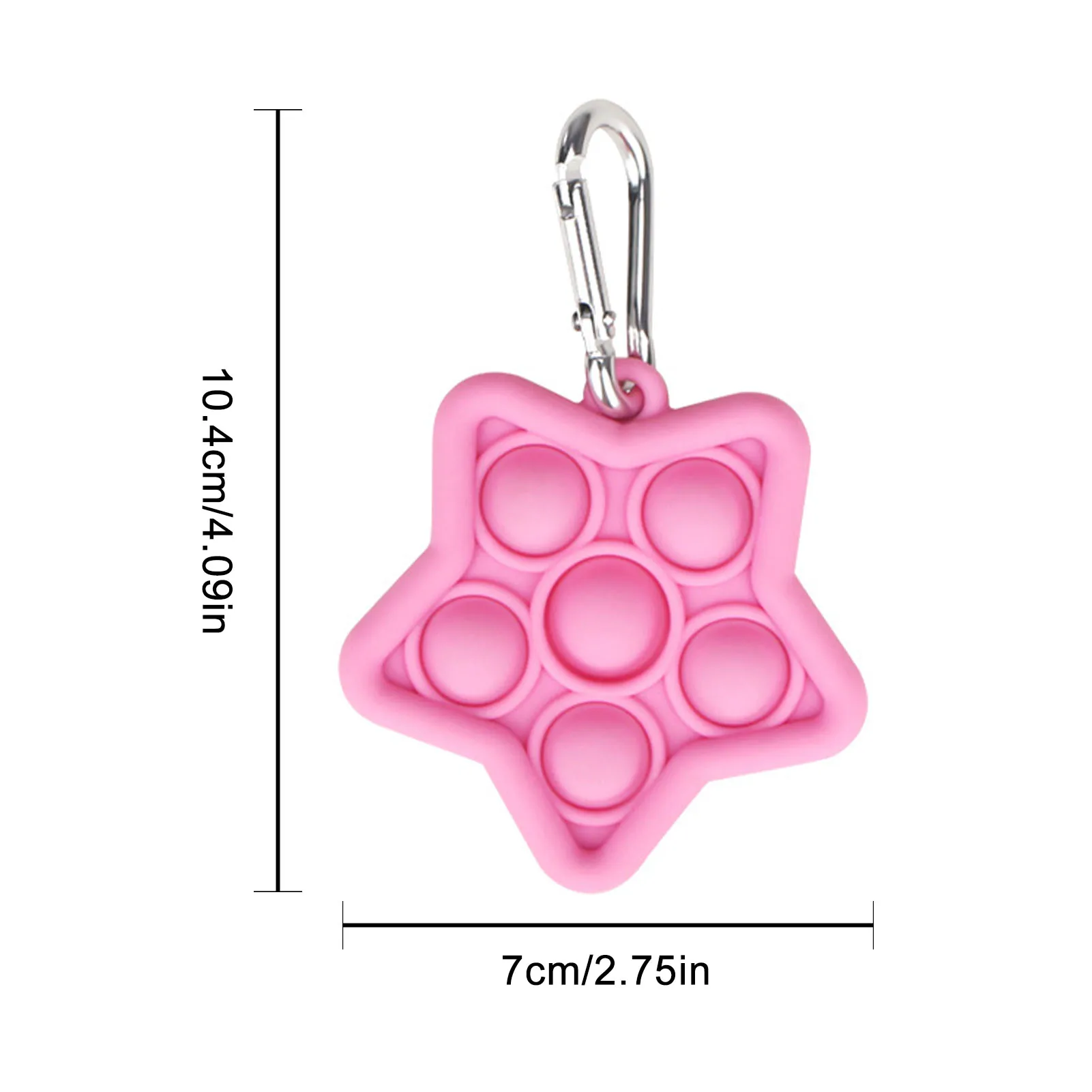 2PCS Simple Dimple Fidget Toy For Kids Adults Silicone Keychain Stress Relief Hand Toys Push Pop Bubble Fidget
2PCS Simple Dimple Fidget Toy For Kids Adults Silicone Keychain Stress Relief Hand Toys Push Pop Bubble Fidget