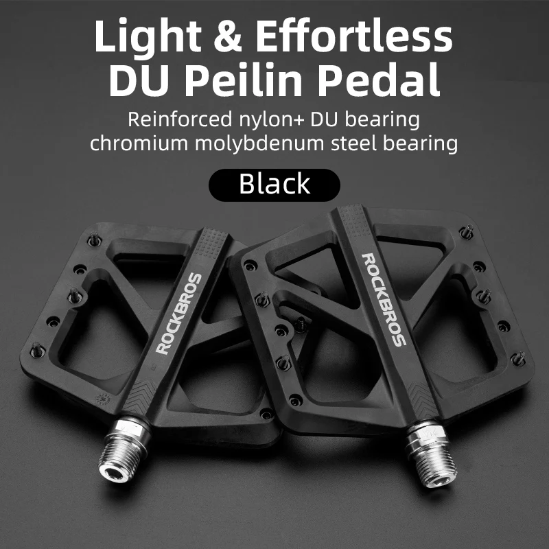 ROCKBROS Waterproof Bike DU Sealed Bearing Pedals MTB Road Cycling Dustproof Nylon Widen Area Ultralight Bicycle Accessories
ROCKBROS Waterproof Bike DU Sealed Bearing Pedals MTB Road Cycling Dustproof Nylon Widen Area Ultralight Bicycle Accessories