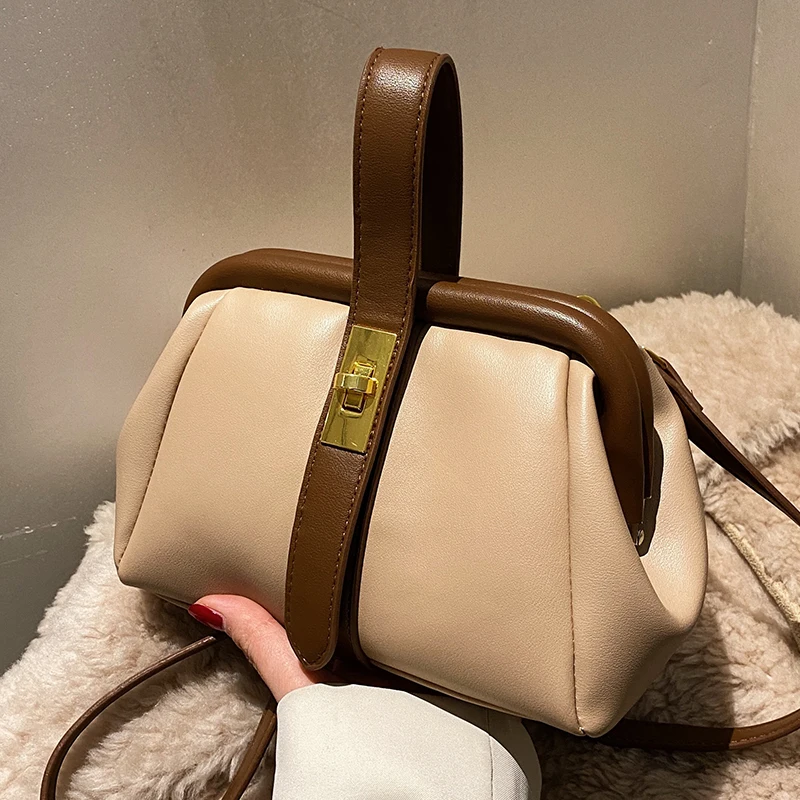 Contrast color Small Tote bag 2022 Spring New PU Leather Women's Designer Handbag Luxury brand Shoulder Messenger Bag Purses
Contrast color Small Tote bag 2022 Spring New PU Leather Women's Designer Handbag Luxury brand Shoulder Messenger Bag Purses