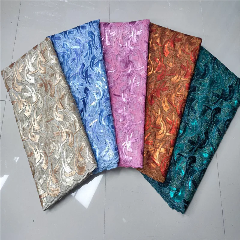 African Sequins Lace Fabric High Quaity Sequence Fabric Embroidery French Tulle Mesh beads Lace Fabric for Nigerian Party gold
African Sequins Lace Fabric High Quaity Sequence Fabric Embroidery French Tulle Mesh beads Lace Fabric for Nigerian Party gold