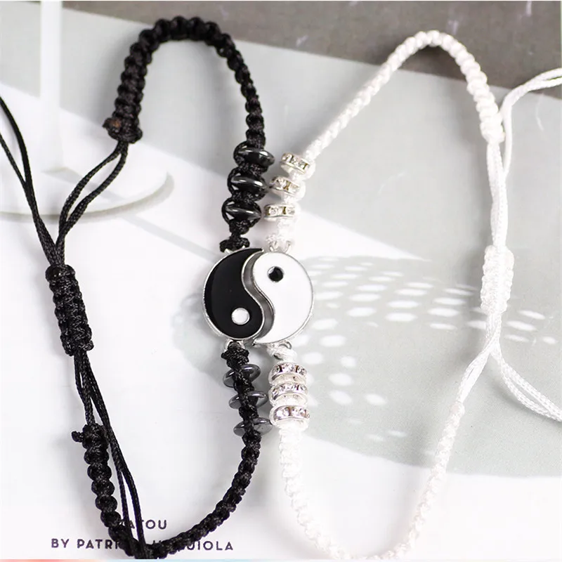 Yeyulin Tai Chi Couple Braid Chain Bracelets Alloy Magnet Attract Bracelets for Couple Gift Jewelry Fashion Bracelet Accessories
Yeyulin Tai Chi Couple Braid Chain Bracelets Alloy Magnet Attract Bracelets for Couple Gift Jewelry Fashion Bracelet Accessories