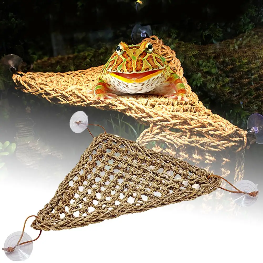Seaweed Reptile Lizard Hammock Swing Hamster Reptile Pet Lounger Grass Mat Pet Hanging Bed Mat Small Hermit Crabs Geckos Bed
Seaweed Reptile Lizard Hammock Swing Hamster Reptile Pet Lounger Grass Mat Pet Hanging Bed Mat Small Hermit Crabs Geckos Bed