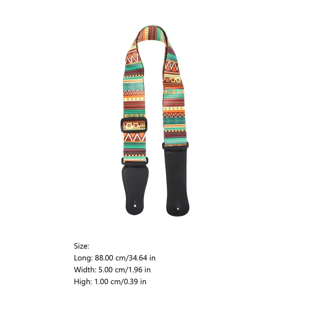 1pc Adjustable Guitar Strap Lightweight Durable Portable Ukulele Printing Strap
1pc Adjustable Guitar Strap Lightweight Durable Portable Ukulele Printing Strap