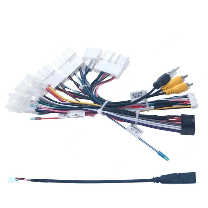 Car Stereo Audio 16 PIN Android Power Wiring Harness Cable for Toyota RAV4 Highlander Corolla Camry Aftermarket Stereo
Car Stereo Audio 16 PIN Android Power Wiring Harness Cable for Toyota RAV4 Highlander Corolla Camry Aftermarket Stereo