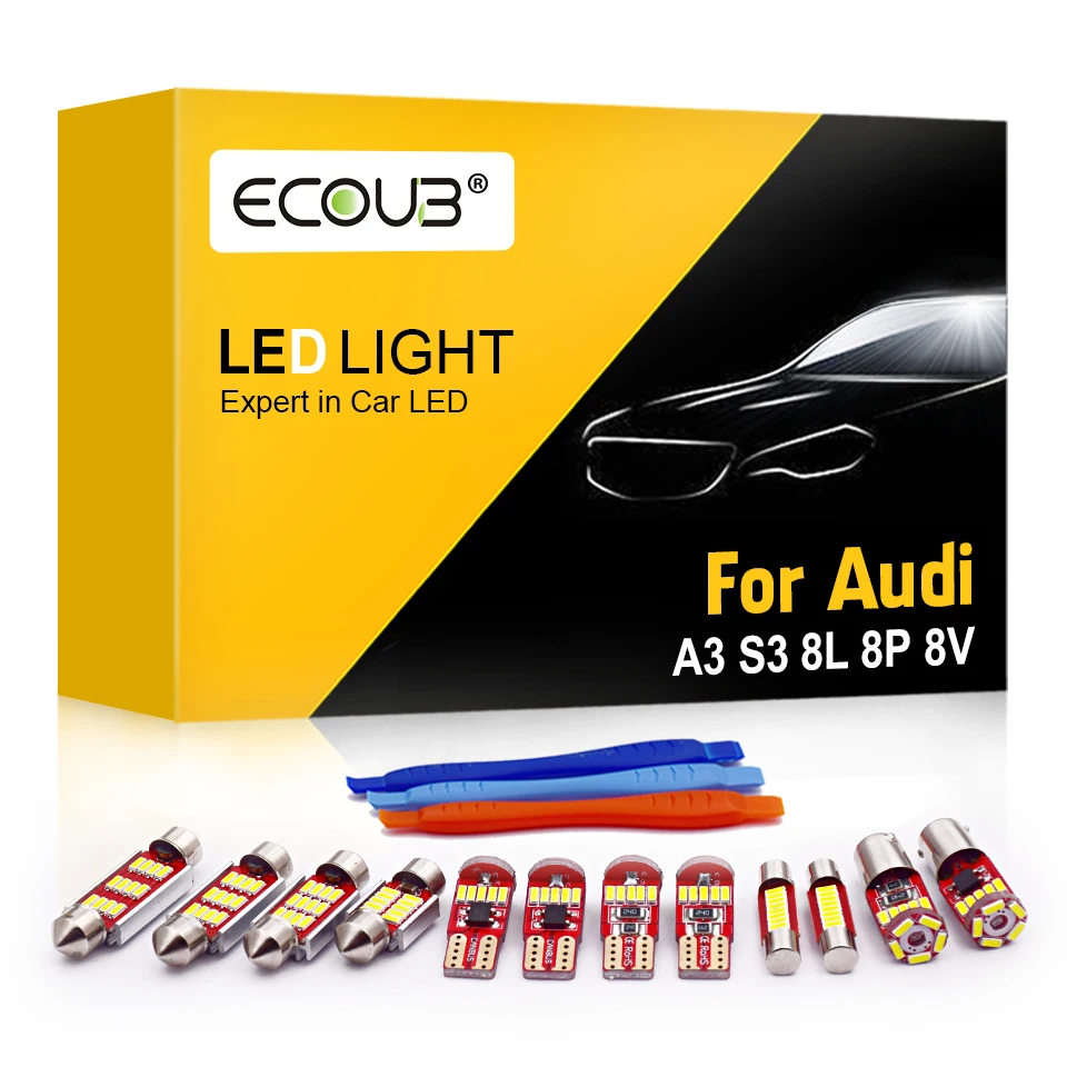 For Audi A3 S3 8L 8P 8V LED Interior Light Bulb Kit for Dome Map Trunk Overhead Indoor White Canbus Interior Light Replacement 
For Audi A3 S3 8L 8P 8V LED Interior Light Bulb Kit for Dome Map Trunk Overhead Indoor White Canbus Interior Light Replacement