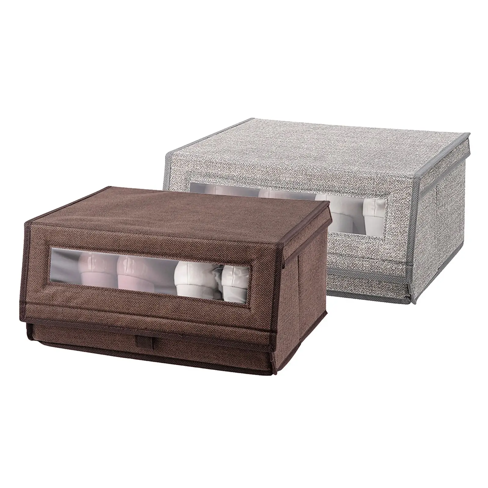 Stackable Underbed Shoe Storage Box Bins Dustproof Non-woven Fabric Shoes Holder Closet Underwear Sundries Organizer
Stackable Underbed Shoe Storage Box Bins Dustproof Non-woven Fabric Shoes Holder Closet Underwear Sundries Organizer