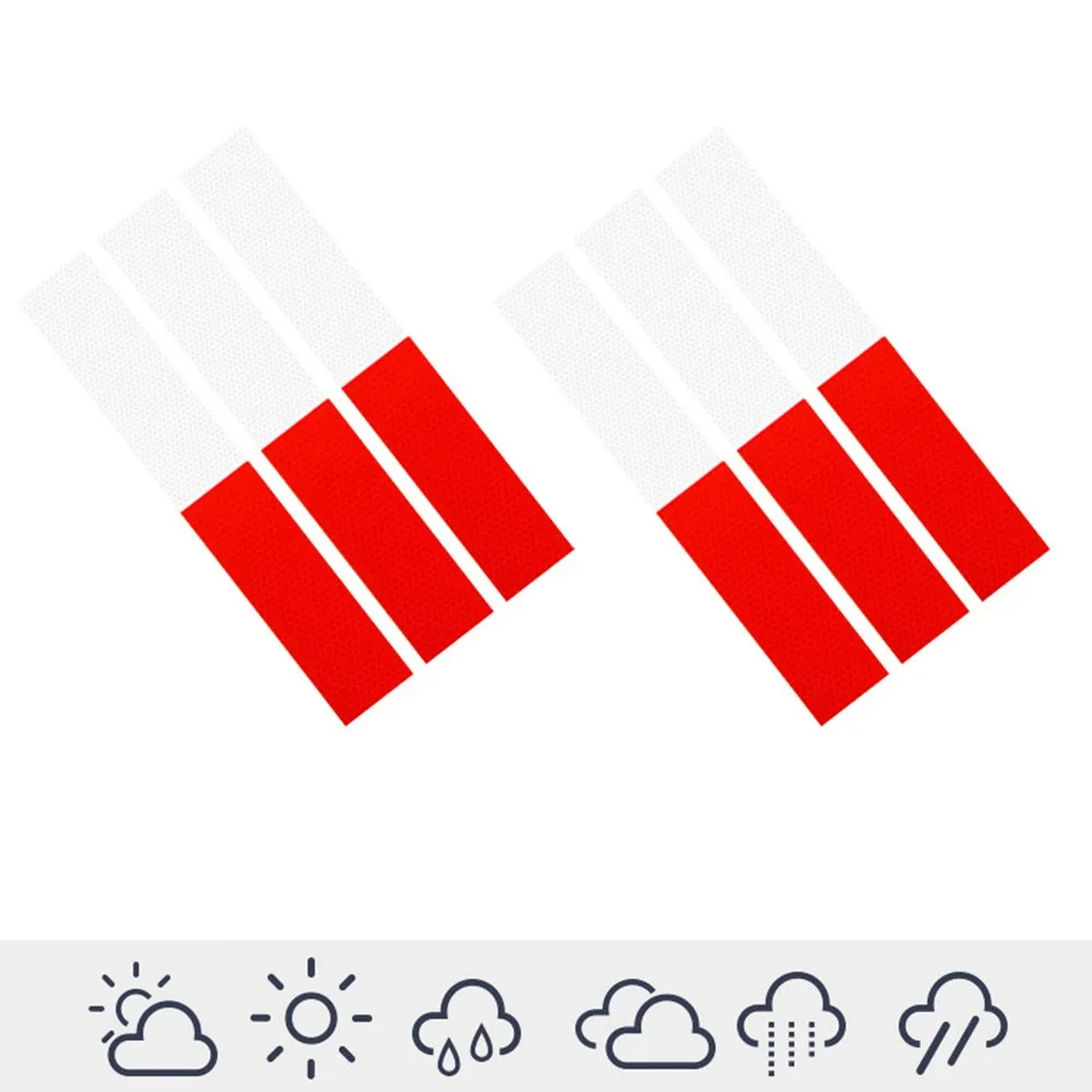 10pcs Conspicuity Reflective Tape 2x12'' Red White Strip Car Sticker Trailer RV Truck Vehicle Safety Night Warning Logo Film
10pcs Conspicuity Reflective Tape 2x12'' Red White Strip Car Sticker Trailer RV Truck Vehicle Safety Night Warning Logo Film