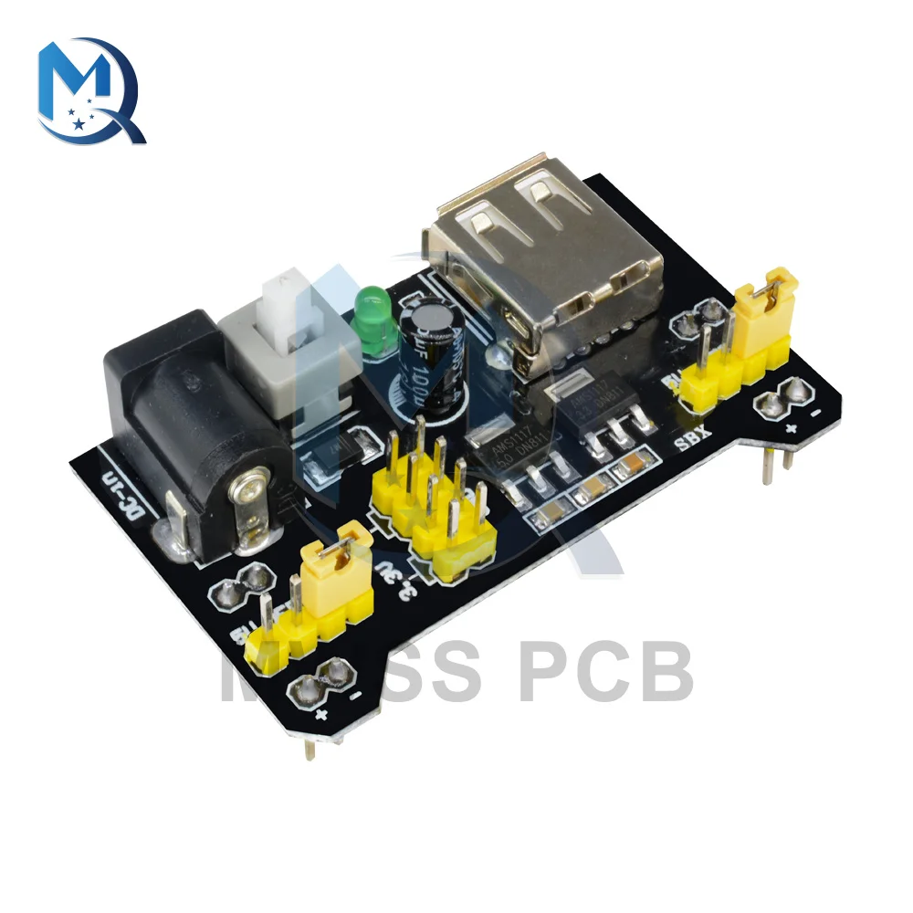 

1PCS MB102 Breadboard USB Power Supply Module Dedicated 3.3V 5V For Arduino MB-102 Solderless Bread Board