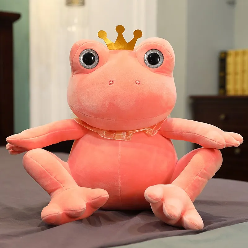 Cartoon Crown Frog Plush Toy Soft Stuffed Cartoon Animal Doll Simulation Child Toys Home Decor Christmas Gift
Cartoon Crown Frog Plush Toy Soft Stuffed Cartoon Animal Doll Simulation Child Toys Home Decor Christmas Gift