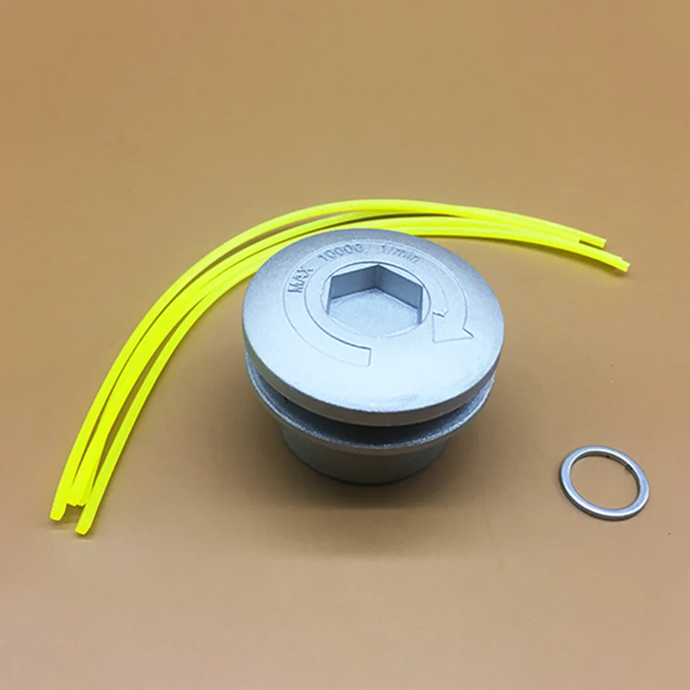Universal Aluminum Grass Trimmer Head With 4 Lines Brush Cutter Head Thread Nylon Grass Cutting Line Head for Lawn Mower Silver
Universal Aluminum Grass Trimmer Head With 4 Lines Brush Cutter Head Thread Nylon Grass Cutting Line Head for Lawn Mower Silver