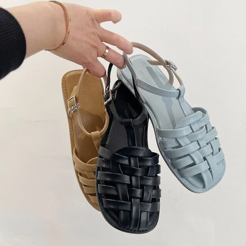 Summer New Women Sandals Comfort Shoes Retro Gladiator Women's Sandal Female Breathable Closed Toe Sandals Ladies
Summer New Women Sandals Comfort Shoes Retro Gladiator Women's Sandal Female Breathable Closed Toe Sandals Ladies
