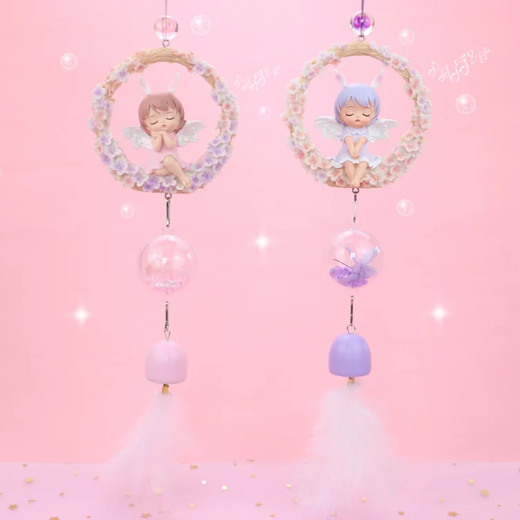 Lovely Resin Statue Dream Angel Wind Chimes Girls Bedroom Ornaments Home Balcony Garden Decorations Pendants Gift for Girlfriend
Lovely Resin Statue Dream Angel Wind Chimes Girls Bedroom Ornaments Home Balcony Garden Decorations Pendants Gift for Girlfriend