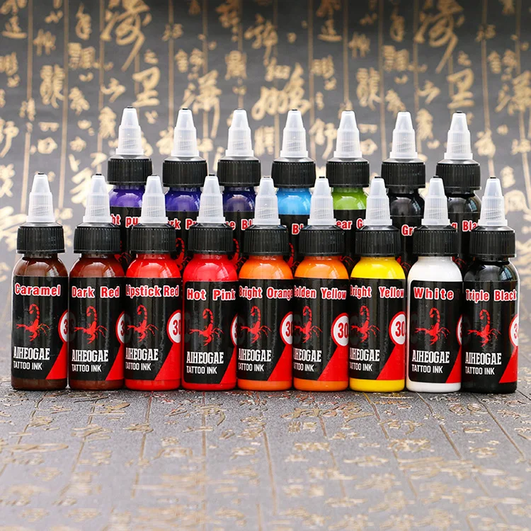 Dingyu tattoo equipment AI black red standard color 30ml small tattoo color pigment ink tattoos
Dingyu tattoo equipment AI black red standard color 30ml small tattoo color pigment ink tattoos