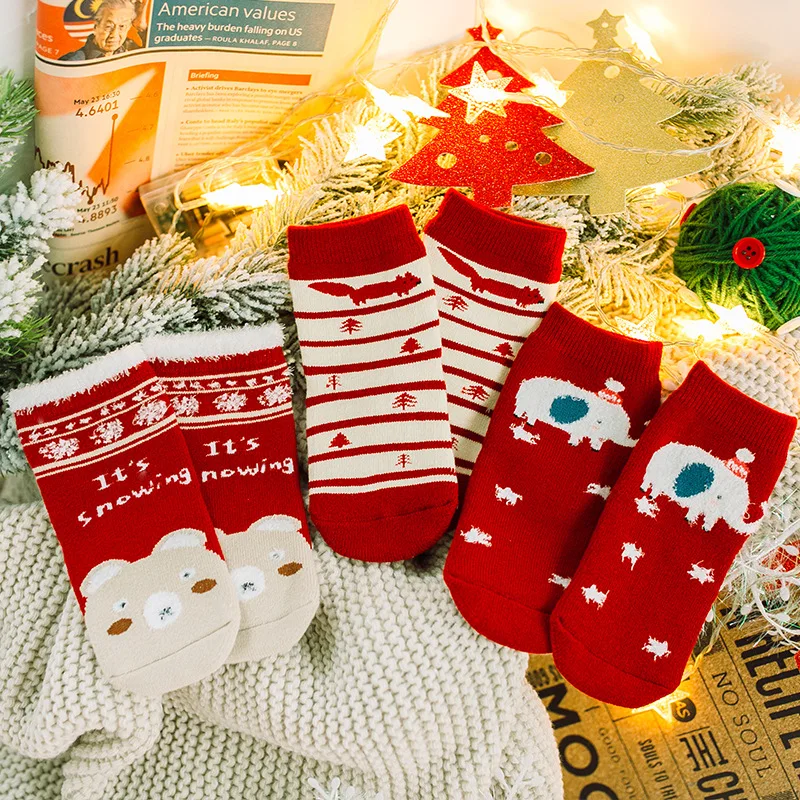 Baby Lotus 3pcs Lot Christmas socks for Girls Boys Cotton Warm Cartoon Santa Socks for Gift
Baby Lotus 3pcs Lot Christmas socks for Girls Boys Cotton Warm Cartoon Santa Socks for Gift