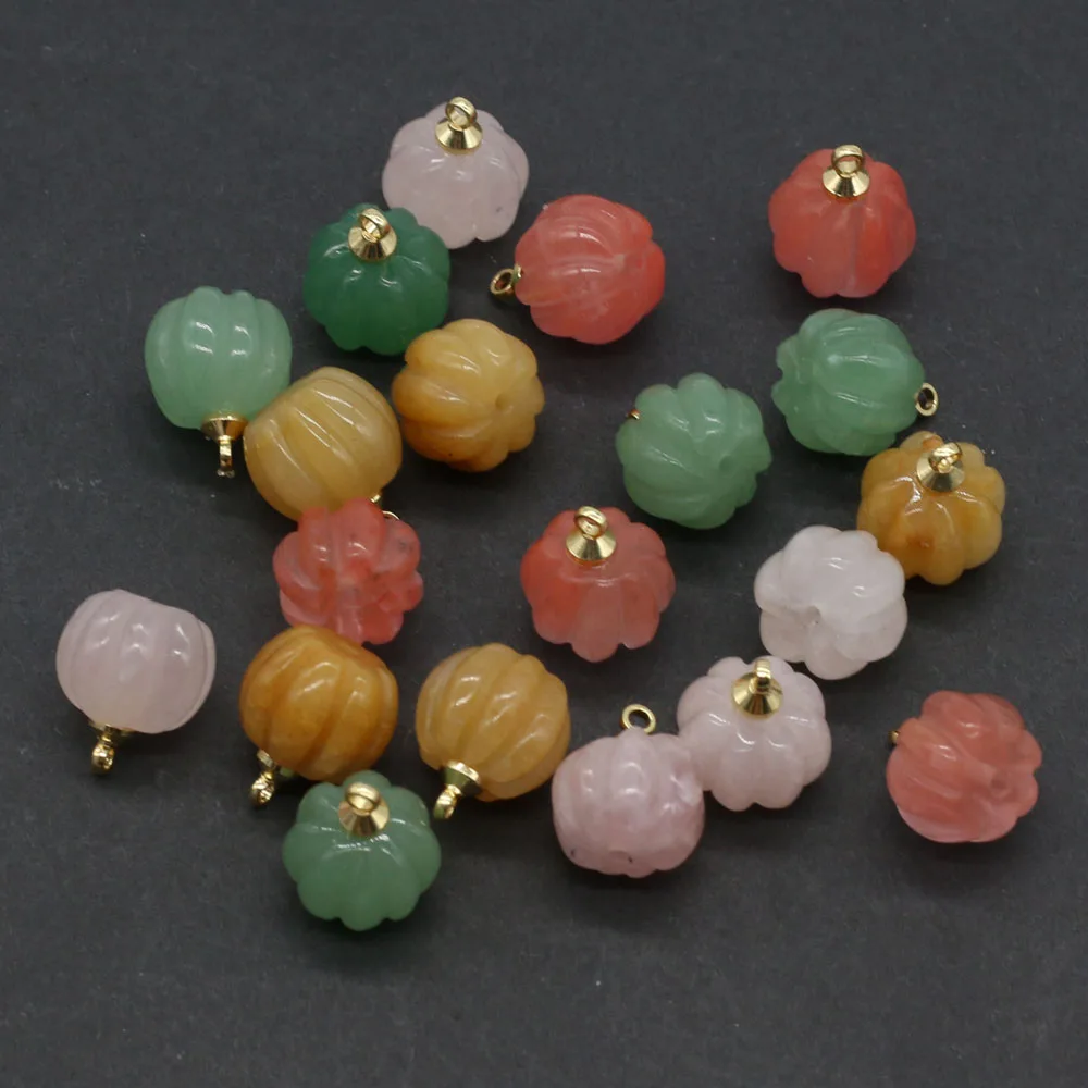 3PCSNatural SemStone Rose Quartz Carved Mini Pumpkin Pendant For Woman Jewelry Making DIYNecklace Healing Accessories Gift Decor
3PCSNatural SemStone Rose Quartz Carved Mini Pumpkin Pendant For Woman Jewelry Making DIYNecklace Healing Accessories Gift Decor