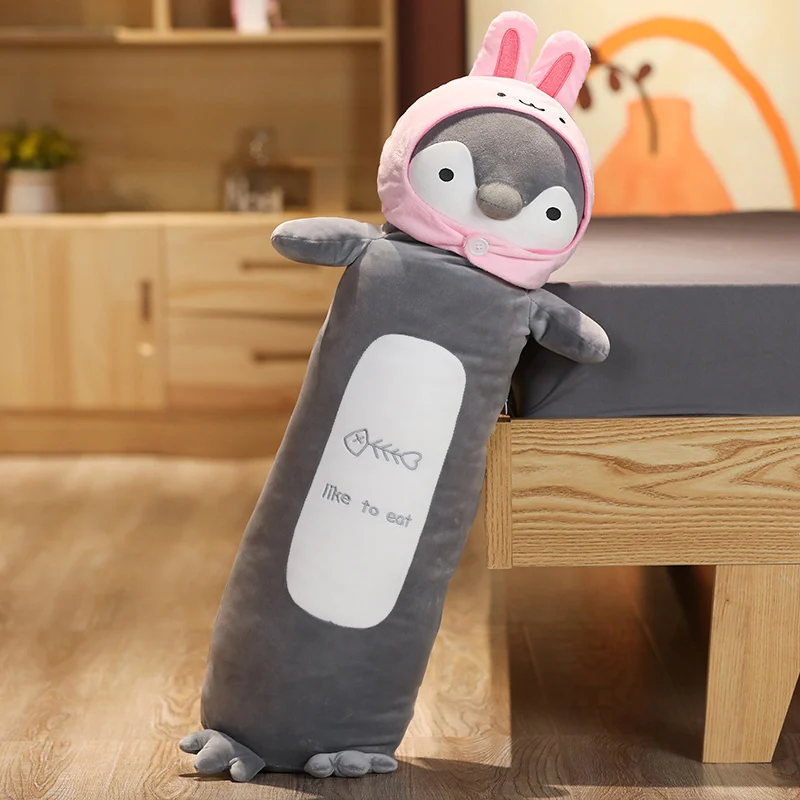 Kawaii cute room family decoration long penguin pillow plush toy doll doll daily necessities birthday holiday gift parent-child 
Kawaii cute room family decoration long penguin pillow plush toy doll doll daily necessities birthday holiday gift parent-child
