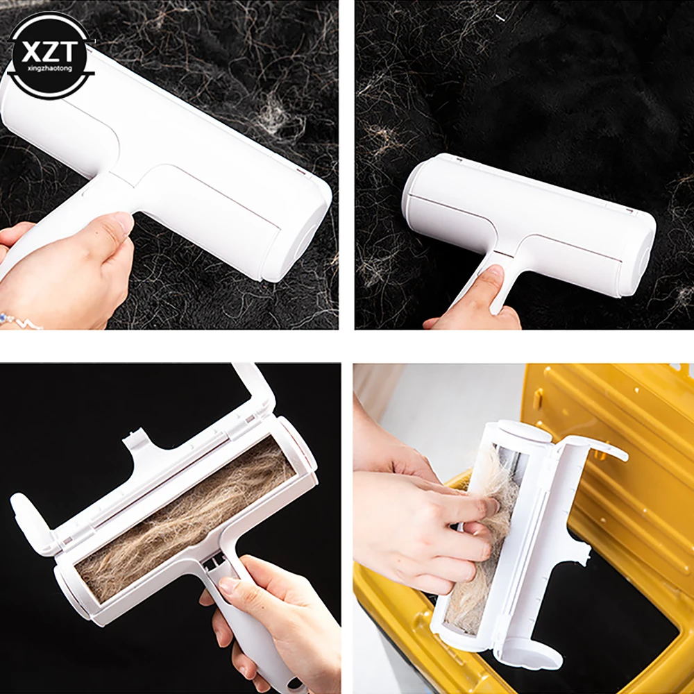 Portable Pet Hair Remover Roller 2-Way Removing Dog Cat Hair From Forniture Self-cleaning Lint Pet Hair Remover One Hand Operat
Portable Pet Hair Remover Roller 2-Way Removing Dog Cat Hair From Forniture Self-cleaning Lint Pet Hair Remover One Hand Operat