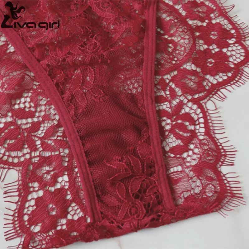 Women Mesh Lace Lingerie Set Perspective Underwear Hanging Neck Ultra-thin Sexy Three-point Suit For Ladies 2019 NEW
Women Mesh Lace Lingerie Set Perspective Underwear Hanging Neck Ultra-thin Sexy Three-point Suit For Ladies 2019 NEW