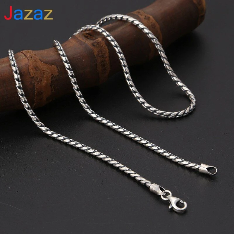 100% Gorgeous Pure Silver 2.5mm chain necklace 925 SOLID Sterling Silver necklace chians for Women men 45-75cm Thai silver B0789
100% Gorgeous Pure Silver 2.5mm chain necklace 925 SOLID Sterling Silver necklace chians for Women men 45-75cm Thai silver B0789