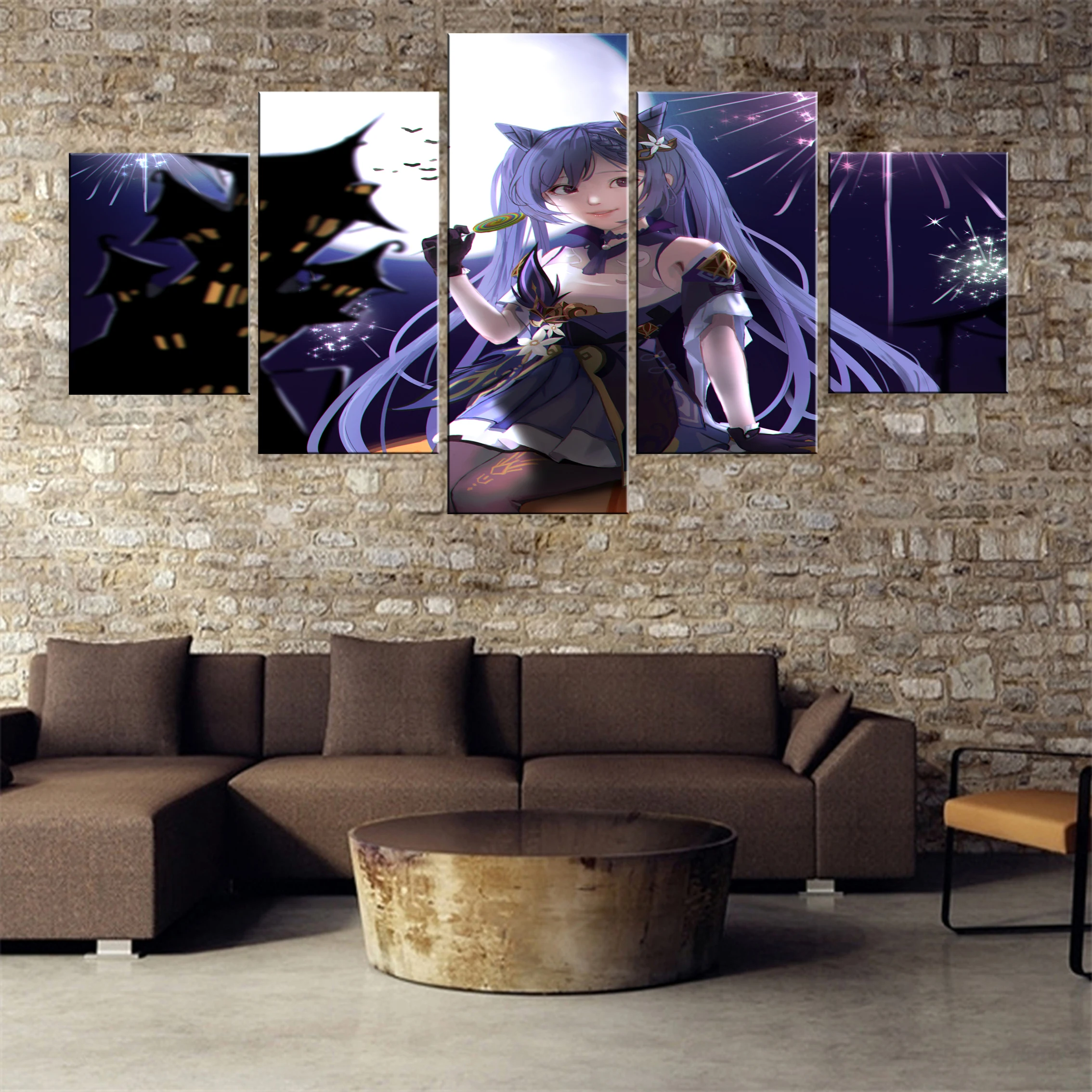 Genshin Impact Game 5 Pieces Canvas Paintings Modern Decor Wall Home Room Printed Framework Art Modular 
Genshin Impact Game 5 Pieces Canvas Paintings Modern Decor Wall Home Room Printed Framework Art Modular