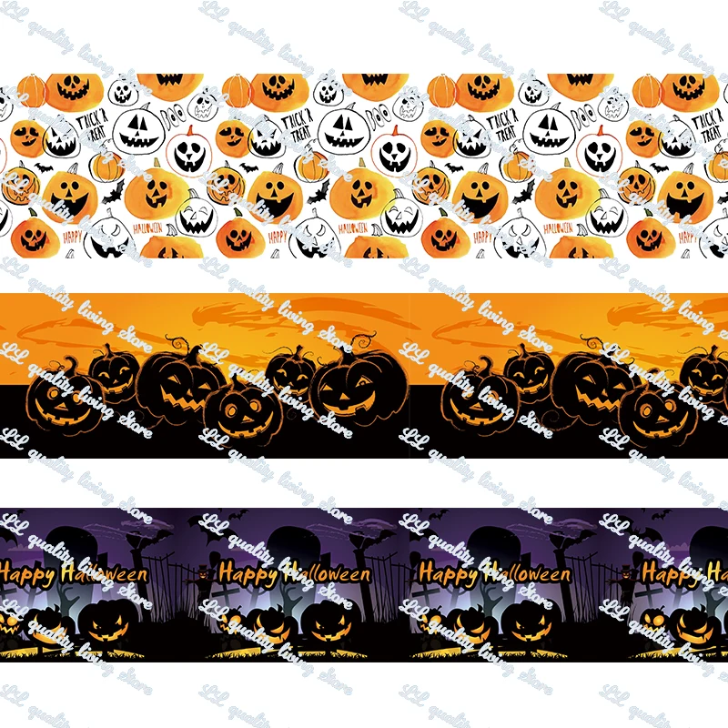 Halloween ribbon for kids hair bows party decor webbing halloween wreaths fabric band 50 yards
Halloween ribbon for kids hair bows party decor webbing halloween wreaths fabric band 50 yards