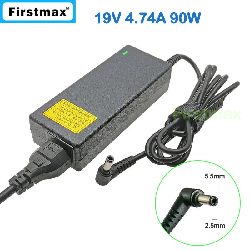 

19V 4.74A 90W AC laptop adapter power supply for Toshiba Satellite A305 A350 A355 A500 A505 A600 A655 A660 A665 A80 A85 charger