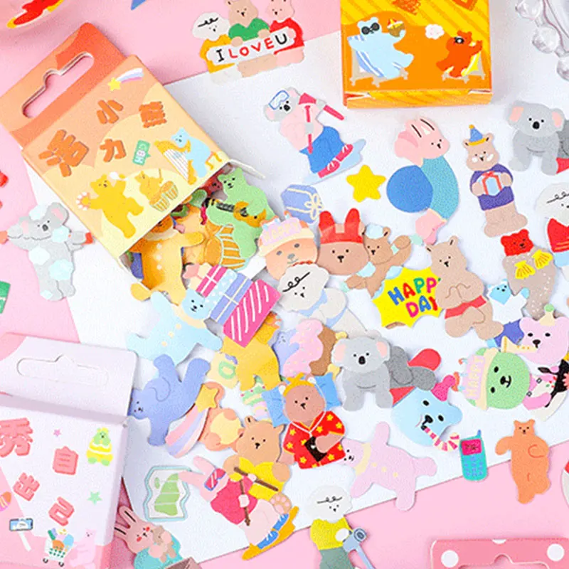 40PCS Kawaii Stickers Cute Animals Cartoon Dream Life Stickers Journaling for DIY Diary Scrapbook Decor Aesthetic Stationary 
40PCS Kawaii Stickers Cute Animals Cartoon Dream Life Stickers Journaling for DIY Diary Scrapbook Decor Aesthetic Stationary
