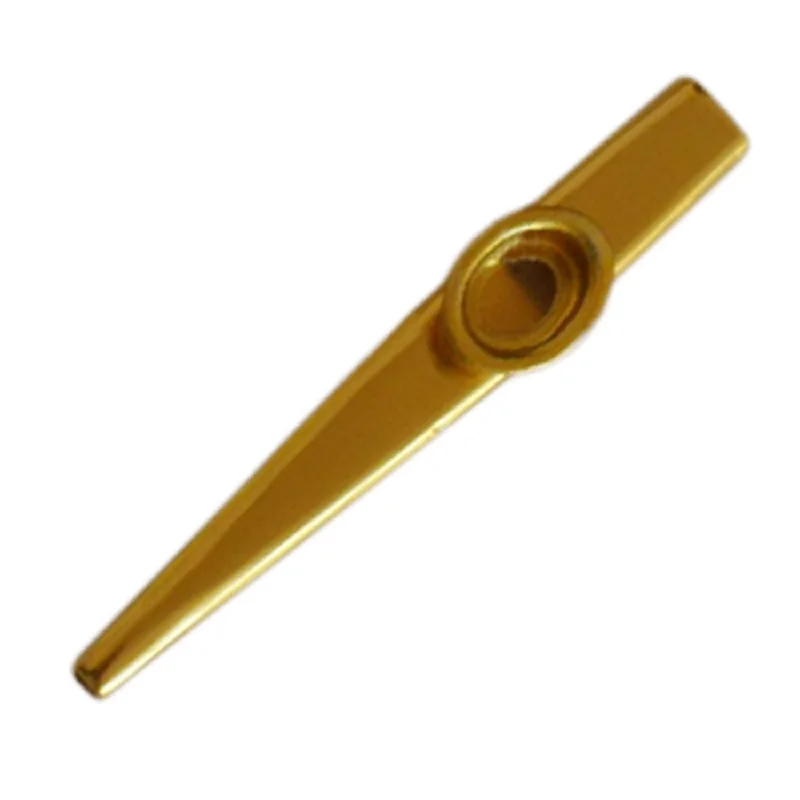 Металлический Золотой + 2 диафрагменных канавки Kazoo Подарочный Желтый инструмент