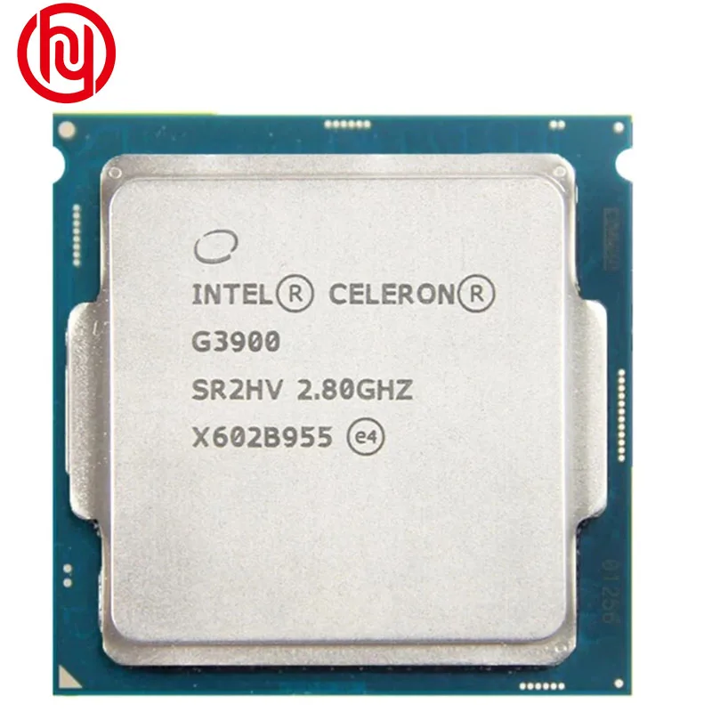 

Двухъядерный процессор Intel Celeron G3900, 2,8 ГГц, 2 Мб кэш-памяти, ЦП SR2HV LGA 1151 разъем