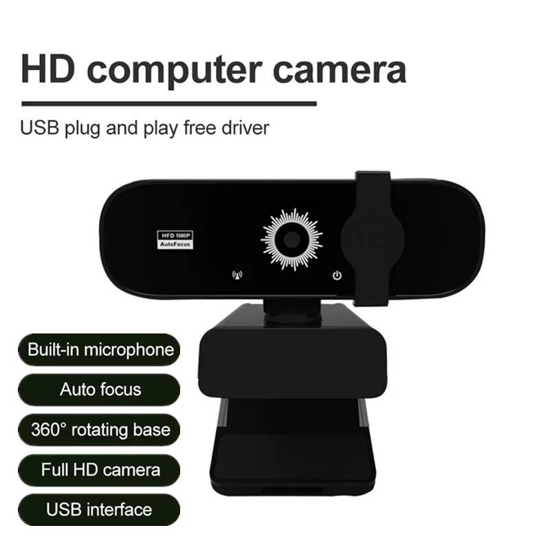 Autofocus Webcam 5Million HD Pixels Web Camera for PC Laptop Computer with Microphone Ring Light web cam Light Conference Video
Autofocus Webcam 5Million HD Pixels Web Camera for PC Laptop Computer with Microphone Ring Light web cam Light Conference Video
