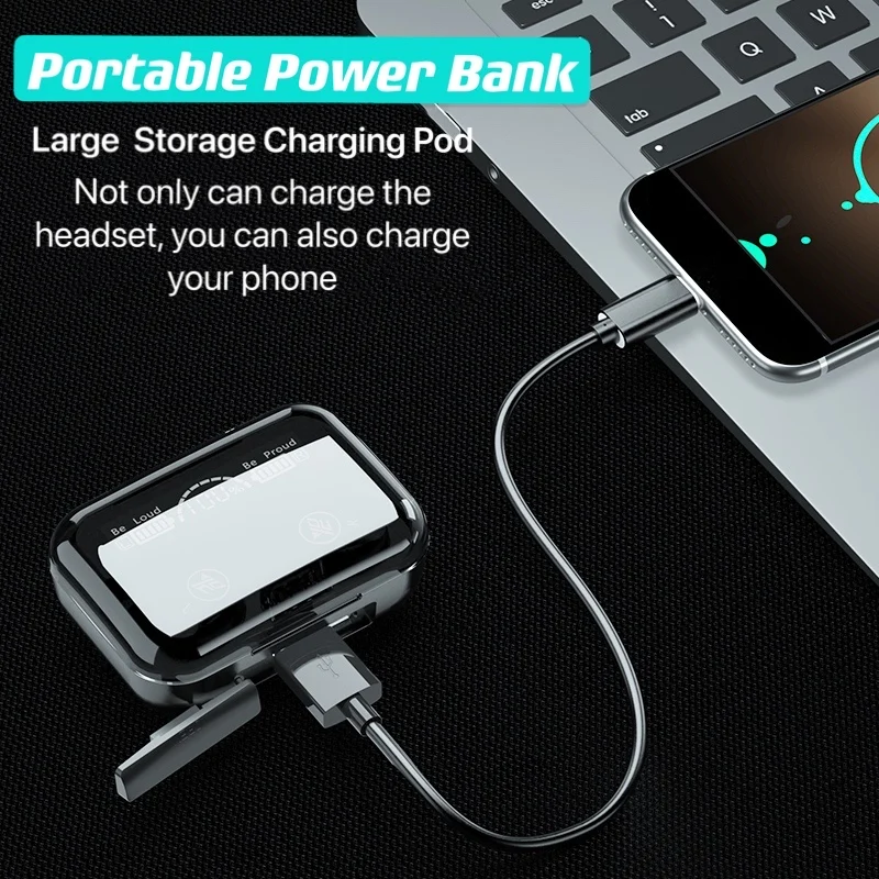 Bluetooth 5.1 Touch Control Wireless Earbuds Earphones Headset With Waterproof Mic 2000mAh Charging Box For All Smart Phones
Bluetooth 5.1 Touch Control Wireless Earbuds Earphones Headset With Waterproof Mic 2000mAh Charging Box For All Smart Phones