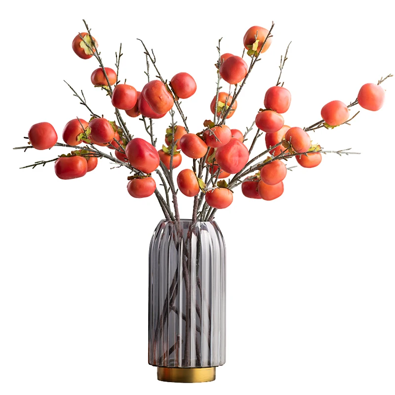 Photography Artificial Fake Silk Flower Buds Small Simulation Persimmon Living Room Sztuczne Kwiaty Artificial Decoration EF50SF 
Photography Artificial Fake Silk Flower Buds Small Simulation Persimmon Living Room Sztuczne Kwiaty Artificial Decoration EF50SF
