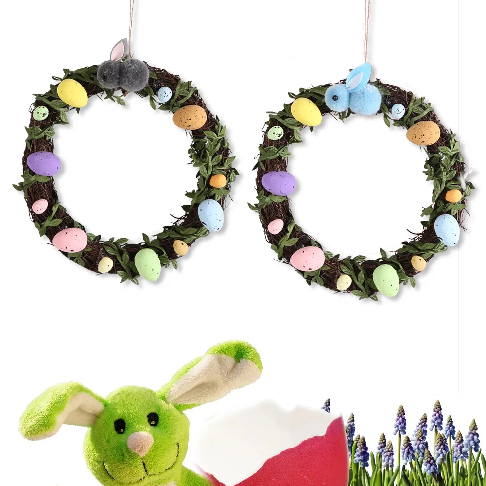 Easter Plant Garland DIY Bunny Egg Artificial Wreaths Wedding Home Easter Wall Door Hanging Home Party Decoration Rabbit Wreath
Easter Plant Garland DIY Bunny Egg Artificial Wreaths Wedding Home Easter Wall Door Hanging Home Party Decoration Rabbit Wreath