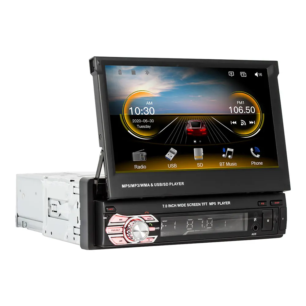Car Radio 7 Inch MP5 Player Auto Android CarPlay Multimedia Video Player Phone Mirrorlink With Remote Control Reversing Camera
Car Radio 7 Inch MP5 Player Auto Android CarPlay Multimedia Video Player Phone Mirrorlink With Remote Control Reversing Camera