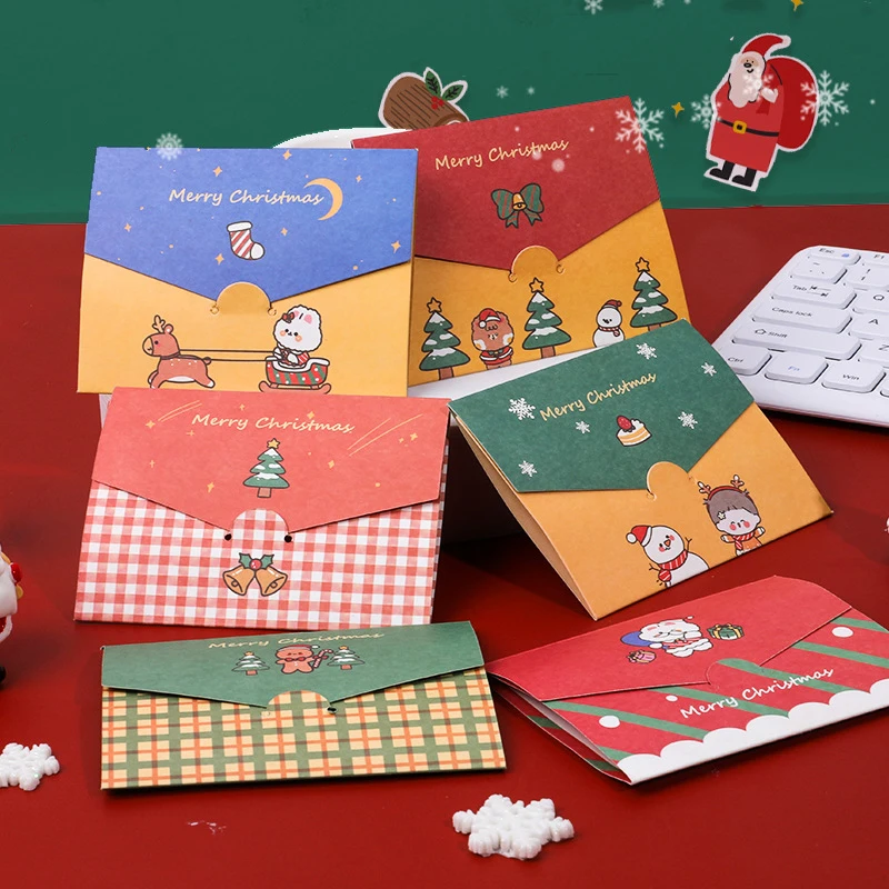Mini Kawaii Christmas Card Envelope New Year Christmas Party Postcard Gift Card Christmas Party Children Student Stationery
Mini Kawaii Christmas Card Envelope New Year Christmas Party Postcard Gift Card Christmas Party Children Student Stationery
