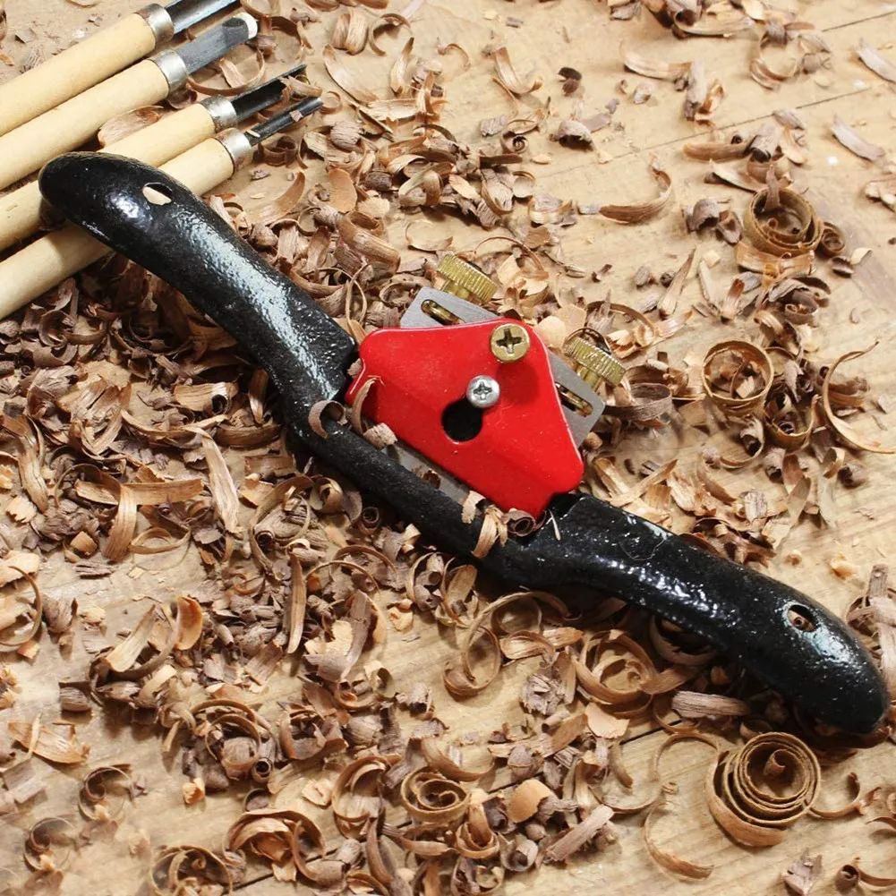 9\\\\\\\\\\\\\\\" Adjustable Spokeshave Hand Planer For Woodworking With 4 Replacement Blades 44mm Carbon Steel Blades
9\\\\\\\\\\\\\\\" Adjustable Spokeshave Hand Planer For Woodworking With 4 Replacement Blades 44mm Carbon Steel Blades