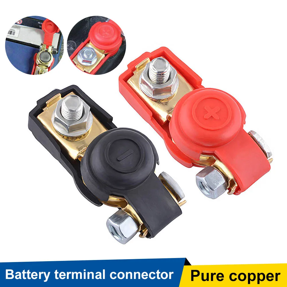 Wholesale 1Pair Battery Terminal Car Vehicle Quick Connector Cable Clamp Clip +/- with 6Pcs Copper Wire Lugs Auto Accessories
Wholesale 1Pair Battery Terminal Car Vehicle Quick Connector Cable Clamp Clip +/- with 6Pcs Copper Wire Lugs Auto Accessories
