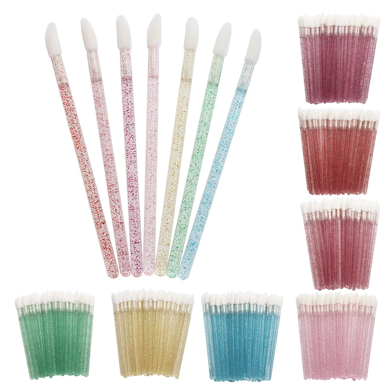 Disposable 50 Pcs/Pack Crystal Eyelash Makeup Brush Diamond Handle Mascara Wands Applicator Graft Eyelash Extension Makeup Tools
Disposable 50 Pcs/Pack Crystal Eyelash Makeup Brush Diamond Handle Mascara Wands Applicator Graft Eyelash Extension Makeup Tools