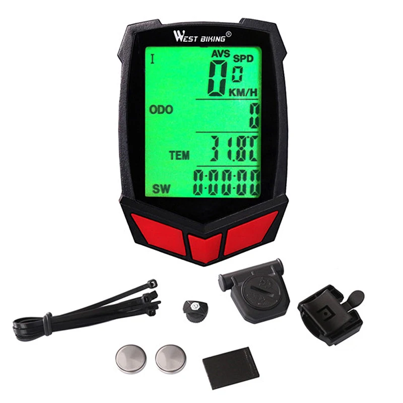 Bicycle Wired/Wireless Computer 20 Functions Bike Cycling Speedometer Odometer
Bicycle Wired/Wireless Computer 20 Functions Bike Cycling Speedometer Odometer