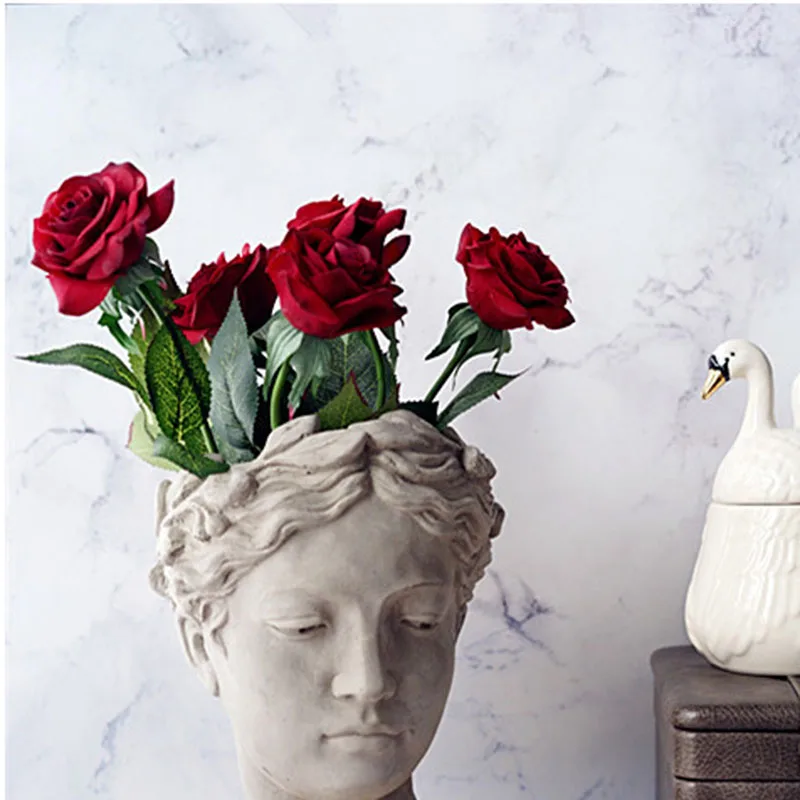 Girl Portrait Concrete Planter Silicone Molds Human Head Shape Cement Flower Pot Molds Plaster Home Decoration Tools
Girl Portrait Concrete Planter Silicone Molds Human Head Shape Cement Flower Pot Molds Plaster Home Decoration Tools