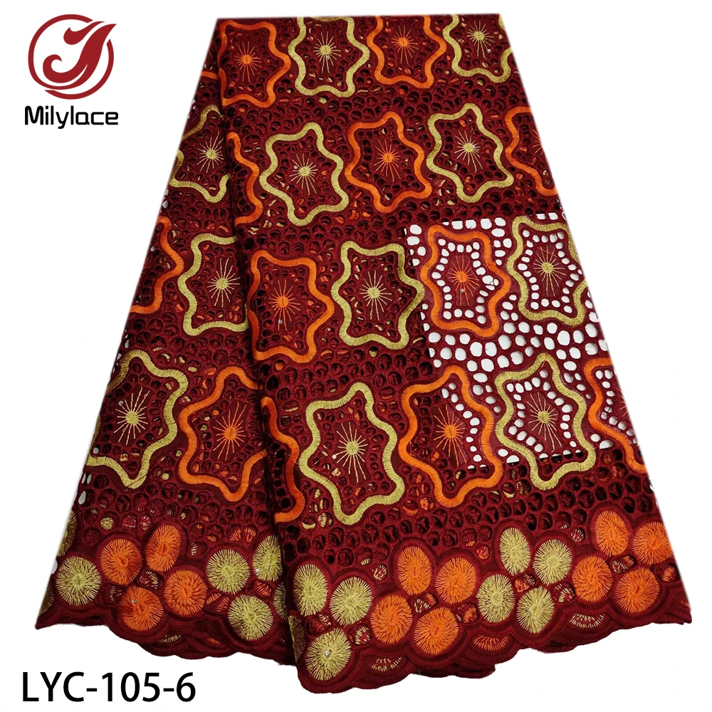 Latest African Hollow-out Cotton Lace Fabric High Quality Swiss Voile Lace In Switzerland for Party LYC-105
Latest African Hollow-out Cotton Lace Fabric High Quality Swiss Voile Lace In Switzerland for Party LYC-105