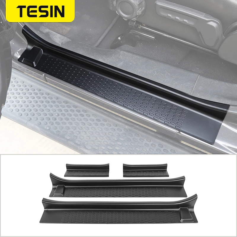 TESIN Car Welcome Pedal Cover Door Enter Guard Sill Scuff Plate Accessories for Jeep Wrangler JL 2018 2019 JT 2020 2021 2022
TESIN Car Welcome Pedal Cover Door Enter Guard Sill Scuff Plate Accessories for Jeep Wrangler JL 2018 2019 JT 2020 2021 2022