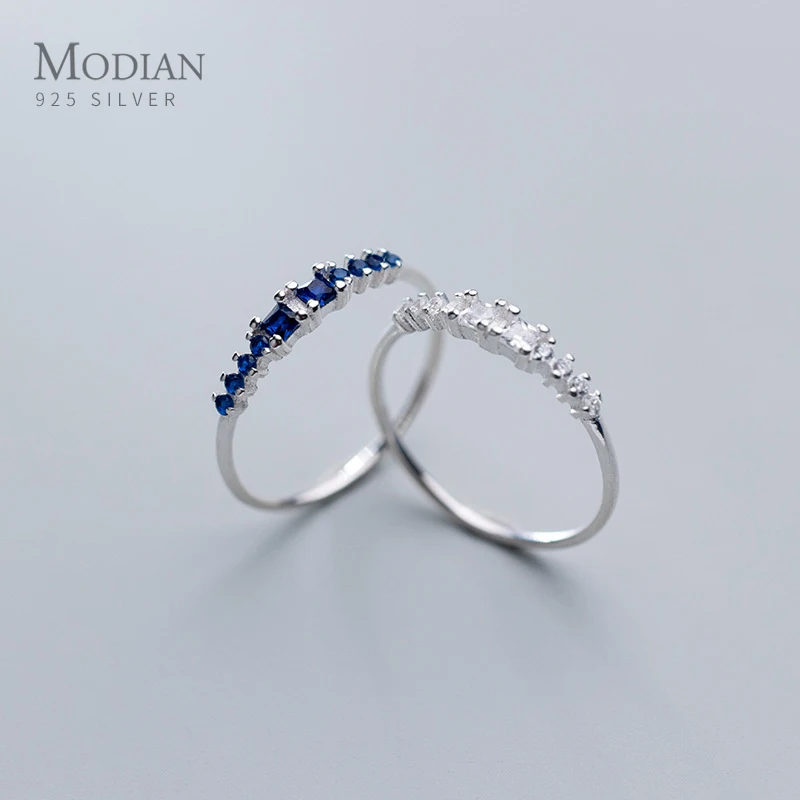 Modian Exquisite Wedding Engagement Ring for Women Real 925 Sterling Silver 2 Different Color Zircon Ring Fine Jewelry 2020 New
Modian Exquisite Wedding Engagement Ring for Women Real 925 Sterling Silver 2 Different Color Zircon Ring Fine Jewelry 2020 New