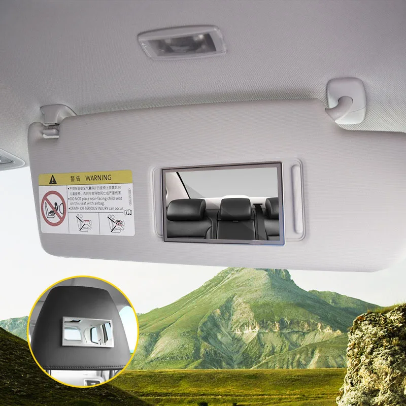 Stainless Steel Car Sun Visor Mirror Sun-Shading Stainless Steel Auto Decoration 11*6.5cm Cosmetic Mirror Interior Accessories
Stainless Steel Car Sun Visor Mirror Sun-Shading Stainless Steel Auto Decoration 11*6.5cm Cosmetic Mirror Interior Accessories