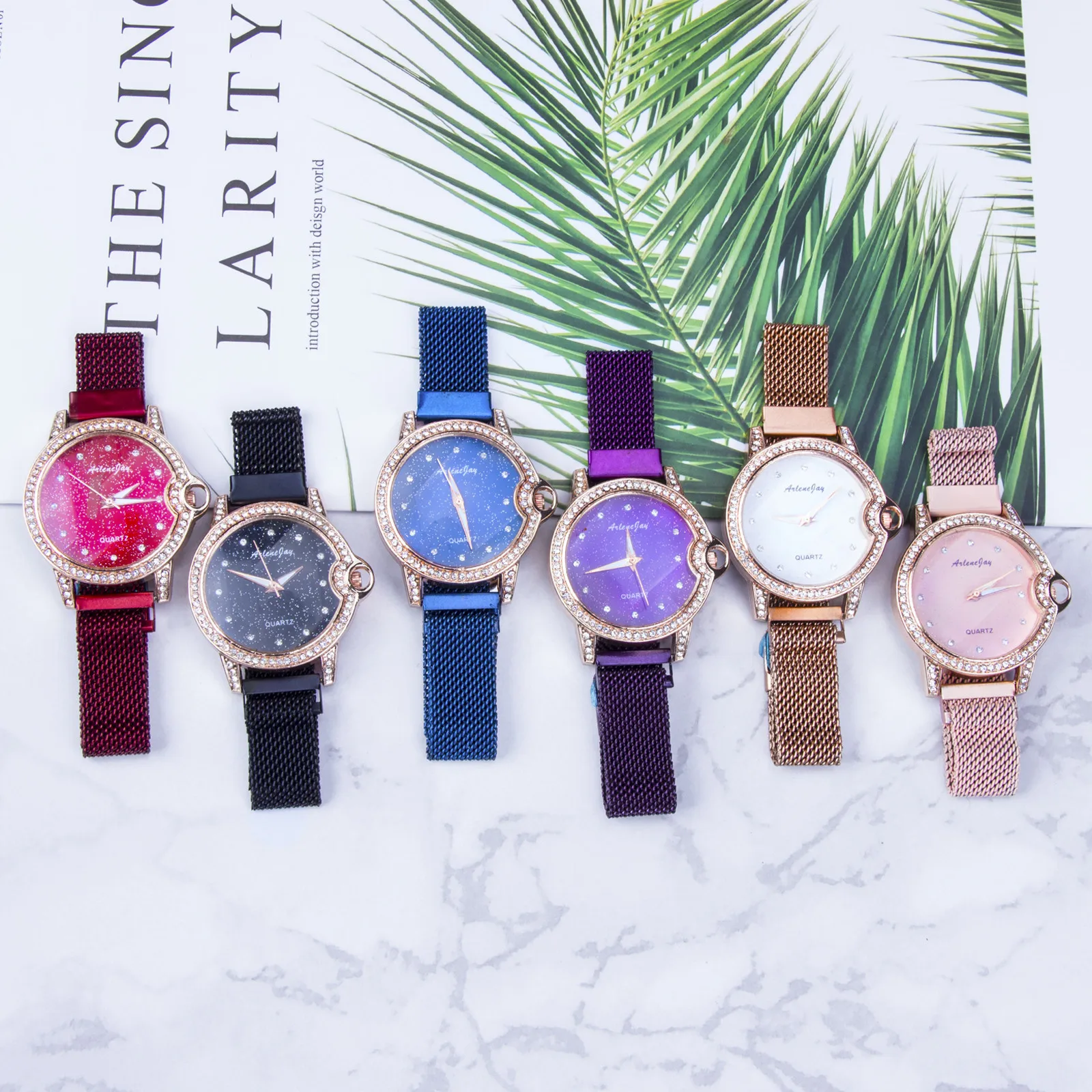 2021 NEW Watchs ArleneJay Hot sale Ladies Fashion Simplicity Casual Quartz Watch Stainless Steel Strap Glass Surface Watch
2021 NEW Watchs ArleneJay Hot sale Ladies Fashion Simplicity Casual Quartz Watch Stainless Steel Strap Glass Surface Watch