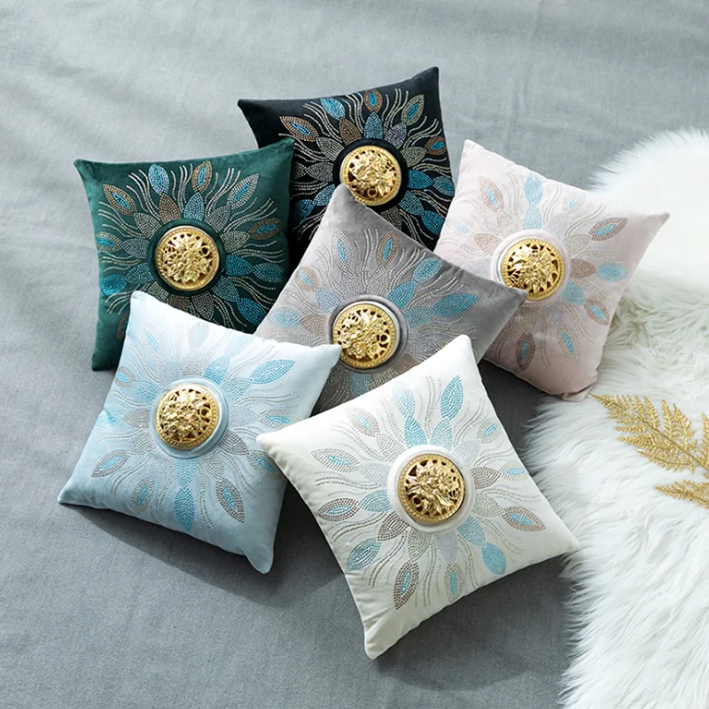 2021 European Style Bling Diamond Round Flower Pattern Decoration Aromatherapy Utensil With Core 30*30cm Insence Cushion Pillow
2021 European Style Bling Diamond Round Flower Pattern Decoration Aromatherapy Utensil With Core 30*30cm Insence Cushion Pillow